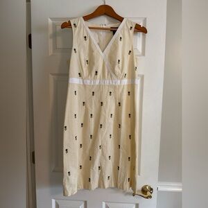 Brooks Brothers Pineapple Dress 6 | Cotton | Seersucker